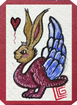 Taken from medieval original. Tempera on parchment, year 2024.